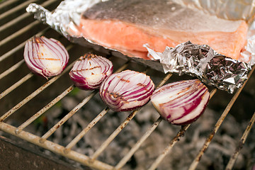 Image showing Barbecued Fresh Fish