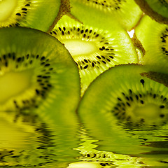 Image showing Kiwi slices