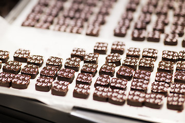 Image showing chocolate candies at confectionery shop