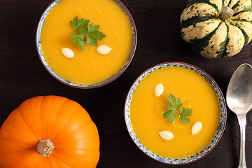 Image showing Pumpkin soup.