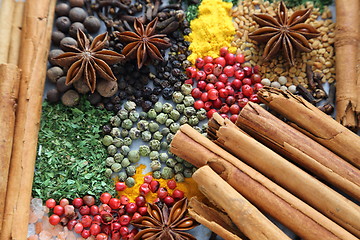 Image showing Spices and herbs.