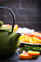 Image showing Tea in teapot