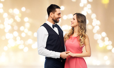 Image showing happy couple in party clothes