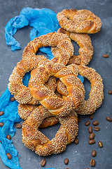 Image showing Traditional Turkish bagels.