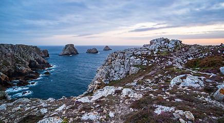 Image showing Pen-Hir Cape and the atlantic ocean