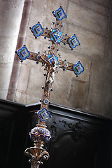 Image showing Christian processional cross