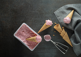 Image showing Ice cream