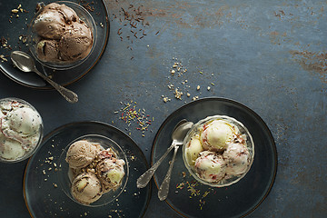 Image showing Ice cream mixed