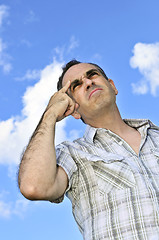 Image showing Man thinking