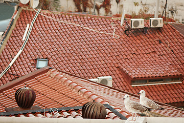 Image showing roof part of old building in istanbul