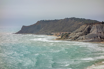 Image showing ocean beach at Sicily Italy