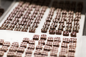 Image showing chocolate candies at confectionery shop