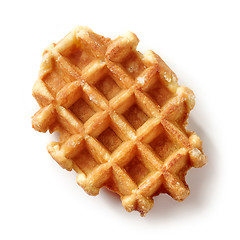 Image showing freshly baked belgian waffle