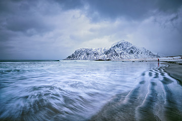 Image showing Coast of Norwegian sea