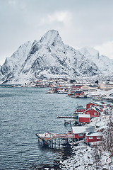 Image showing Reine fishing village, Norway