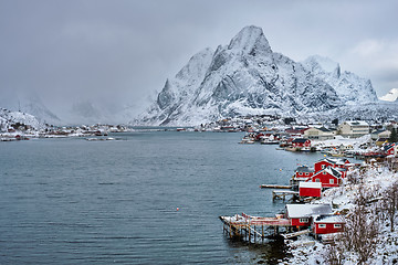 Image showing Reine fishing village, Norway
