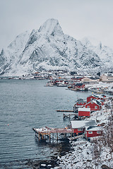 Image showing Reine fishing village, Norway