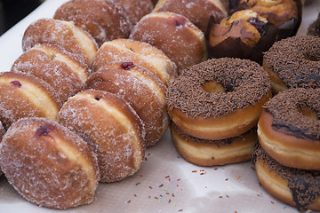 Image showing Choclate Donuts