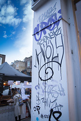 Image showing Grafitti Wall