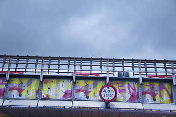 Image showing Urban Train Bridge