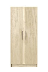 Image showing Front view of wood wardrobe