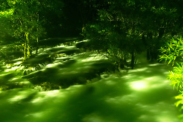 Image showing waterfalls in night