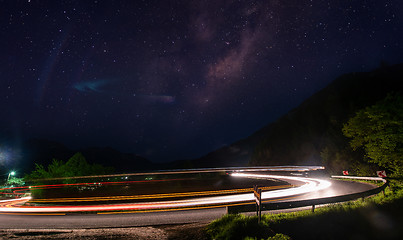 Image showing light trails