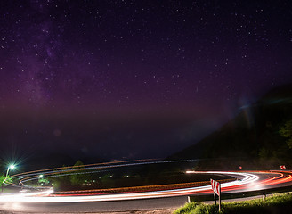 Image showing light trails