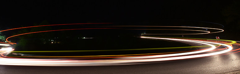 Image showing light trails