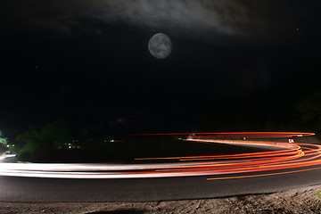 Image showing light trails