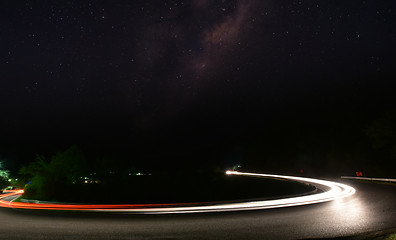 Image showing light trails