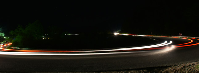 Image showing light trails