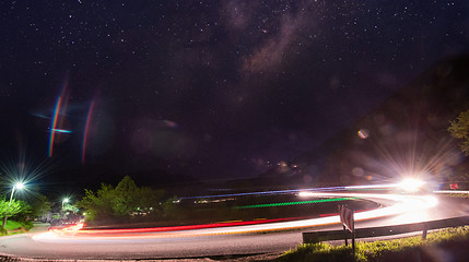 Image showing light trails