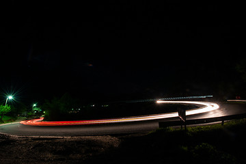 Image showing light trails