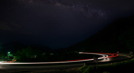 Image showing light trails