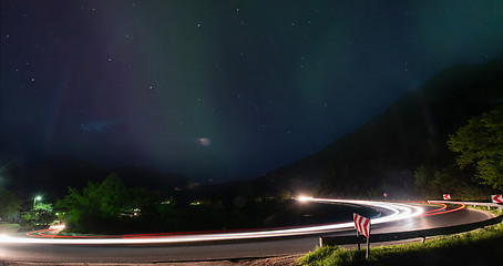 Image showing light trails