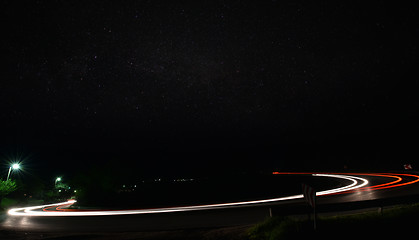 Image showing light trails