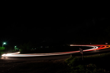 Image showing light trails