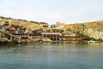 Image showing Popeye Village in Malta