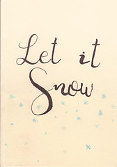 Image showing let it snow