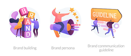 Image showing Brand awareness vector concept metaphors.