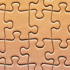 Image showing Jigsaw puzzle background