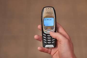 Image showing Old Nokia mobile phone