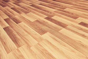 Image showing Parquet floor of a room