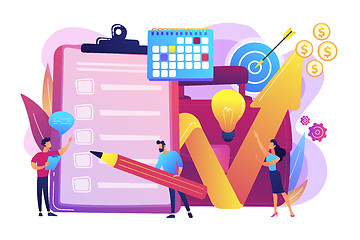 Image showing Project planning vector illustration