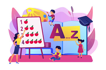 Image showing Early education concept vector illustration