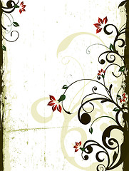 Image showing floral background