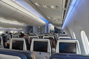 Image showing Plane cabin interior