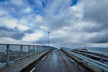 Image showing Road on bridge in Norway