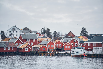 Image showing Reine fishing village, Norway